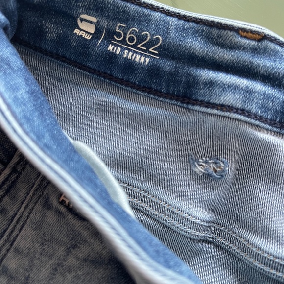 G Star Skinny Jeans 5622 Mid Rise Womens - Picture 9 of 9